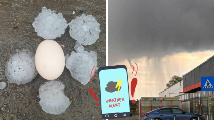 Cod roșu de grindină de MARI dimensiuni în România, emis de meteorologii Severe Weather Alert. La ce oră intră în vigoare