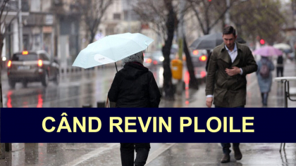 Avertizări ANM de ploi, grindină şi vijelii! Zonele din  România în care vine URGIA