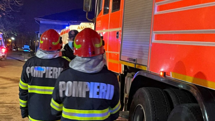 Incendiu la acoperișul fostei clădiri BRD din Brașov