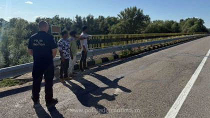 Grup de persoane din Irak și Sri Lanka, depistat pe malul râului Prut