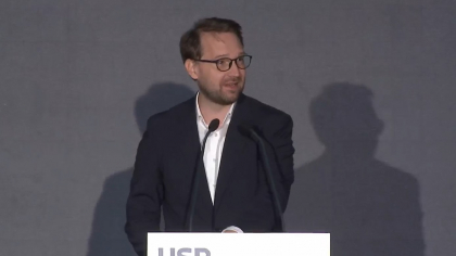 Dominic Fritz, validat oficial ca președinte al USR: „Suntem într-o criză profundă, dar putem construi împreună”