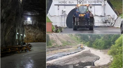 Salinitatea apei din Salina Praid se apropie de nivelul maxim. Nu mai există dislocări în subteran