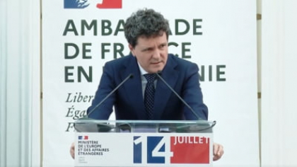 Ambasadorul Franței, către Nicușor Dan: "Am respectat rezerva diplomatică necesară, dar sunt fericit să urez, astăzi, mult succes noului președinte."