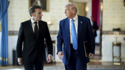 Anunțul ferm al lui Emmanuel Macron: UE trebuie să fie gata de un război comercial și să reziste în fața lui Donald Trump