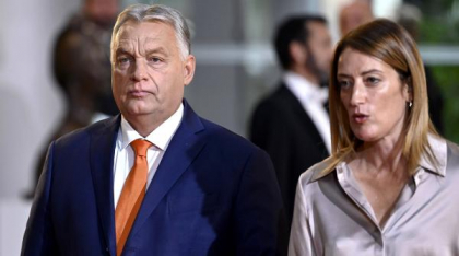 Scandal între Orban și Metsola, la Budapesta. Președinta Parlamentului European l-a făcut pe premierul maghiar „detractor”
