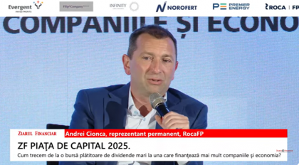 Andrei Cionca, reprezentant permanent RocaFP: Politica de lichidare controlată a portofoliului, din 2011, a avut sens într-un anumit moment istoric, dar e depăşită. Schimbarea strategiei este benefică