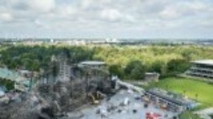 Dezastru la unul dintre cele mai mari festivaluri din Europa. Scena principală a ars complet | GALERIE FOTO