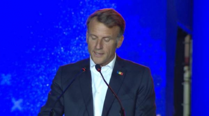 Macron, discurs în limba română la Chișinău: „Inima Europei bate mai puternic ca niciodată aici”