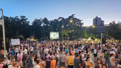 Poliția din Serbia a arestat 79 de protestatari anti Vucic