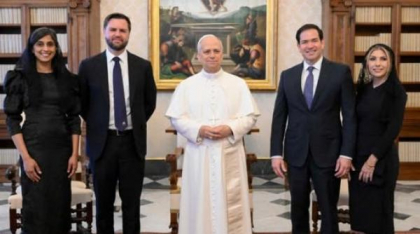 Papa Leon al XIV-lea și vicepreședintele SUA JD Vance, întâlnire la Vatican
