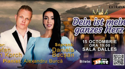 Tenorul ŞTEFAN von KORCH aduce VALSURI CELEBRE pe 15 octombrie la Sala Dalles, în stagiunea Musical Extravaganza