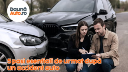 Ce faci imediat după ce ai un accident auto? 5 pași esențiali