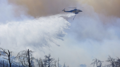 Grecia: Incendiu de vegetație de amploare lângă Atena. S-a dispus evacuarea orașului Marathon