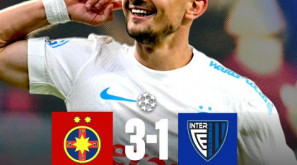 FCSB învinge pe Inter Club d&amp;#039;Escaldes în prima manșă din turul 1 preliminar al Ligii Campionilor