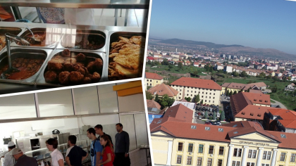 Universitățile din România, solidare cu studenții după tăierea burselor! Mâncarea la cantină costă la fel sau chiar mai puțin decât anul trecut. Cât a plătit un student din Alba Iulia pentru o porție de cartofi cu șnițel