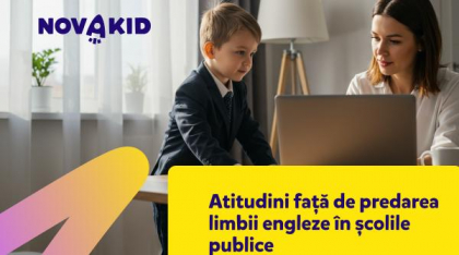 Novakid: Oportunitățile de carieră conving 35% dintre părinții români să-și înscrie copiii la cursuri suplimentare de engleză