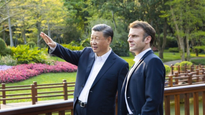 Macron a vorbit cu președintele chinez Xi Jinping. Războiul din Ucrain, temă importantă a