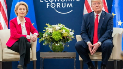 Trump a complimentat-o pe "fantastica" Ursula von der Leyen și vrea să o întâlnească în curând. Reacția hazlie a șefei Comisiei Europene VIDEO