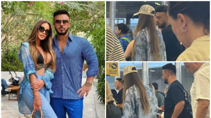Bianca Drăgușanu și Gabi Bădălău, vacanță pe insula bogaților. Cum au fost fotografiați în aeroport