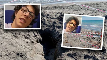 Un adolescent de 17 ani a murit într-o groapă pe care a săpat-o pe plajă, în timp ce se juca cu fratele său