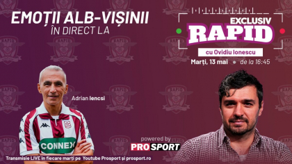 „EXCLUSIV RAPID” cu Iencsi, Șumudică, Borza și Petrilă