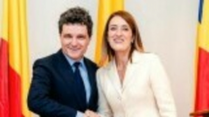 Mesajul Robertei Metsola în miez de noapte după întâlnirea cu Nicușor Dan