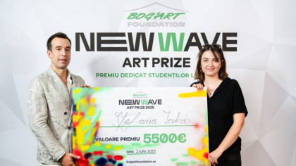 Finala NEW WAVE Art Prize: Fundația Bog’Art a oferit premiul de 5500 euro unei studente la arte din Timișoara