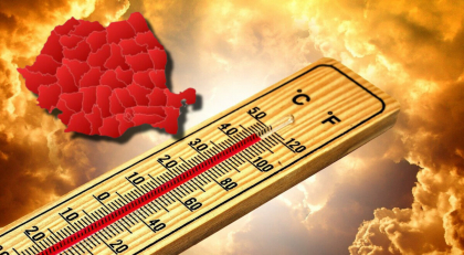 O să ne TOPIM! Termometrele o vor lua razna: ce temperaturi caniculare ne așteaptă în curând + vijelii la greu