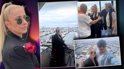 Anamaria Prodan și Ronald Gavril, la șuetă cu Conti, Totti, Candela și Panucci. Celebrul fotbalist care a invitat-o pe impresară la Italia Padel Tour. FOTO