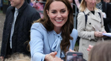 Prințesa Kate încurajează un băiat bolnav de cancer la finala de la Wimbledon