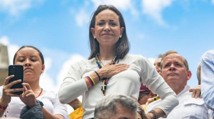 Momentul emoționant în care Maria Corina Machado e anunțată că a câștigat Premiul Nobel pentru Pace: „Dumnezeule! ”