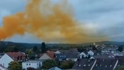Nor de gaz periculos deasupra a două orașe germane. Autoritățile de protecție civilă sunt în alertă