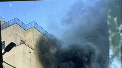 Incendiu într-un bloc din Baia Mare: 28 persoane evacuate