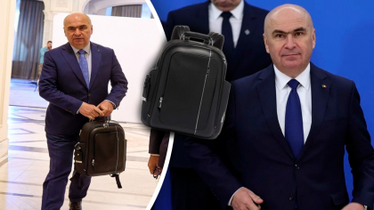 Ilie Bolojan și-a ales rucsacul pe sprânceană! 1.300 de euro – prețul plătit de premierul României pentru accesoriul purtat în Parlament