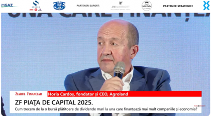 Horia Cardoş, fondator si CEO, Agroland: Undeva anul viitor vrem o majorare de capital. Suntem în discuţii şi cu fonduri de investiţii care vor să se implice, dar nu avem o presiune a timpului şi vrem să luăm cea mai bună decizie