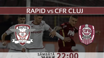 DIGI SPORT ONLINE RAPID – CFE CLUJ LIVE VIDEO STREAMING. Derby-ul etapei se joacă între prieteni!