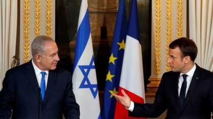 Netanyahu îl acuză pe Emmanuel Macron că se aliază cu o „organizaţie teroristă”
