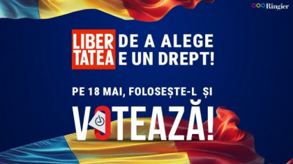 Libertatea de a alege e un drept! Pe 18 mai, folosește-l și votează!