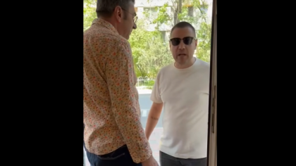 Un tată scandalagiu urmărește o femeie în Sectorul 3, în timp ce înjură și amenință, dintr-un motiv stupid. Apoi lovește și scuipă o altă femeie care îi sare în ajutor: „Îți dau una de zbori în IOR”