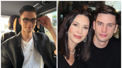 Cum arată fiul Andreei Berecleanu. Petru Zaharescu are 20 de ani și locuiește la Londra
