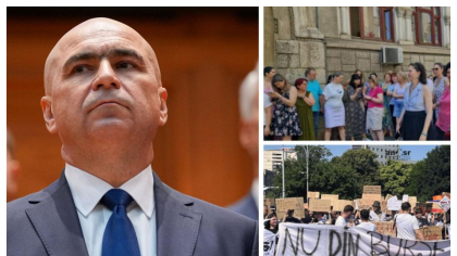 Sindicatele acuză Guvernul şi anunţă noi proteste, Ilie Bolojan merge înainte: Luni îşi va asuma răspunderea pe măsurile de austeritat