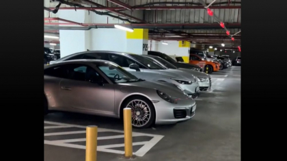Reacția unui italian după ce a văzut mașinile din parcarea unui mall din București: „Așa ceva nu vezi des!”