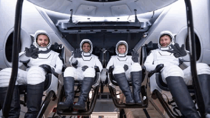 Astronauți din India, Polonia și Ungaria în prima lor misiune pe Stația Spațială Internațională