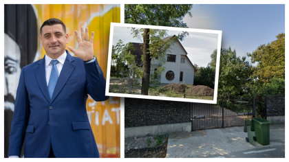 Cum arată imobilul impunător în care George Simion și-a declarat domiciliul. Vila se află în satul în care liderul AUR a copilărit