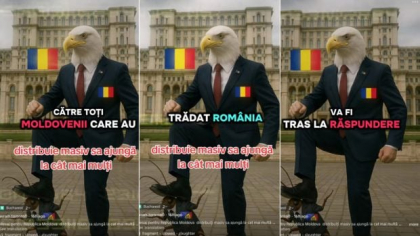 Val de ură pe TikTok. Susținătorii lui Simion ameninţă cu revoluția și cer anularea pașapoartelor românești pentru cetățenii moldoveni