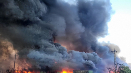 Incendiu major în Glina – Ilfov pe 5 hectare de teren cu deșeuri