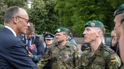 Merz, la prima desfășurare a trupelor germane în altă țară, după al Doilea Război Mondial: „Putem face faţă ameninţării”