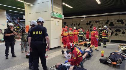 Metroul din București, scenă de intervenție în cadrul exercițiului „SEISM 2025”