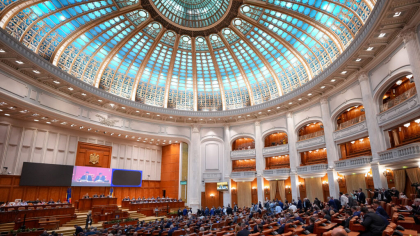 Plen comun al Parlamentului pentru asumarea răspunderii guvernului pe Legea Austerității
