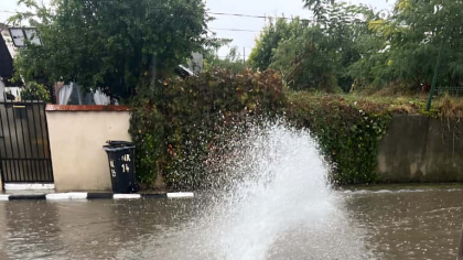 Sistemul de canalizare din Giurgiu, suprasolicitat după ploile abundente